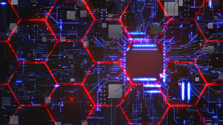 Cybersecurity analyst reviewing external assets and threat exposure through an Attack Surface Management dashboard.